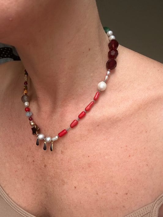 Collana pietre/nodini 01