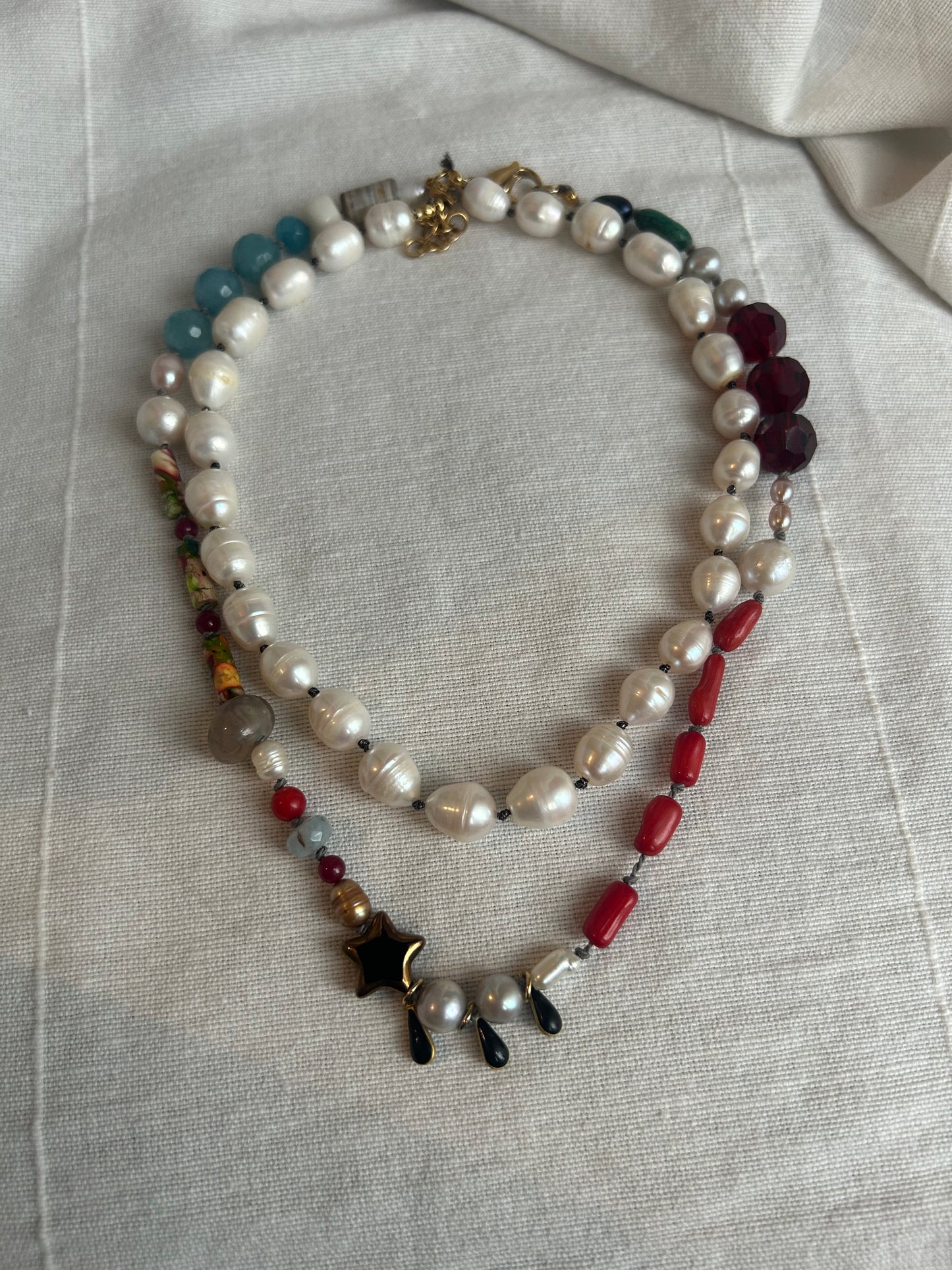 Collana pietre/nodini 01