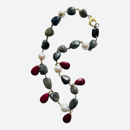 Collana labradorite