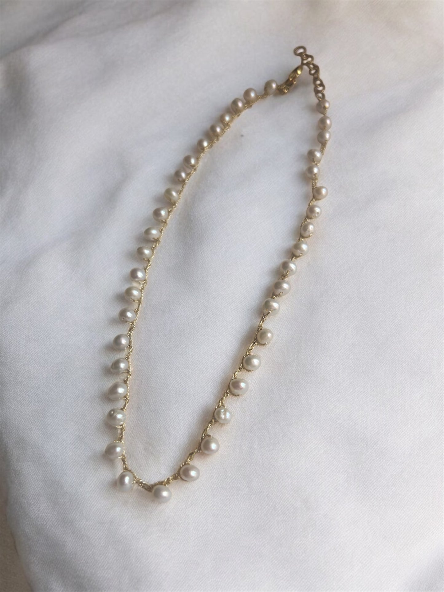 A1 Collana set perle e catena