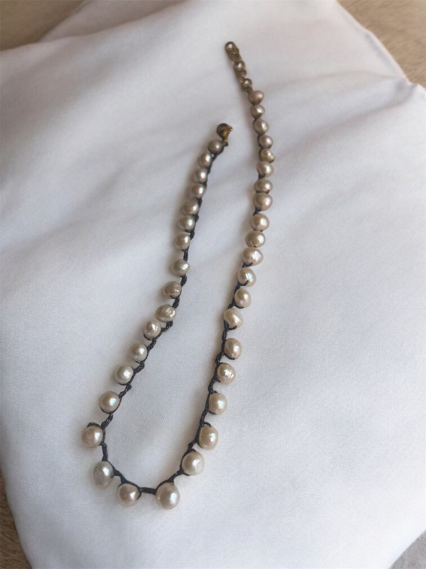 A1 Collana set perle e catena