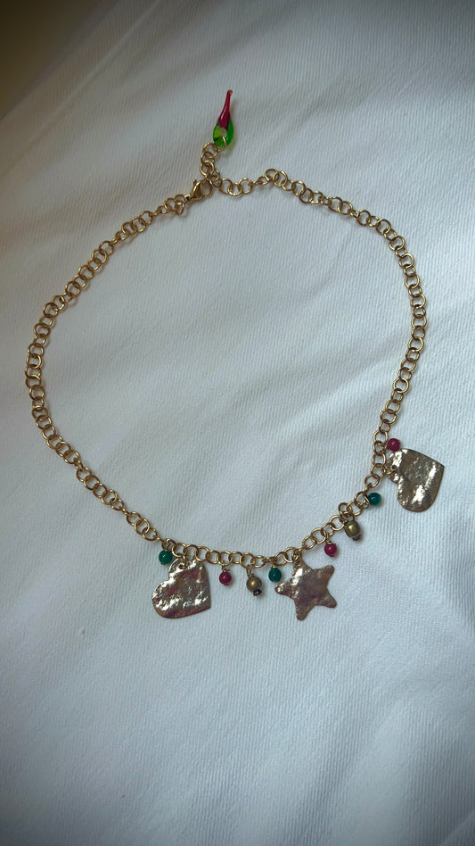collana cuore/stella