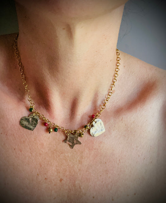collana cuore/stella