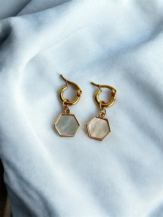 Cerchietti ciondolo madreperla