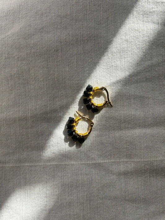 Cerchi piccoli cristalli austriaci jet